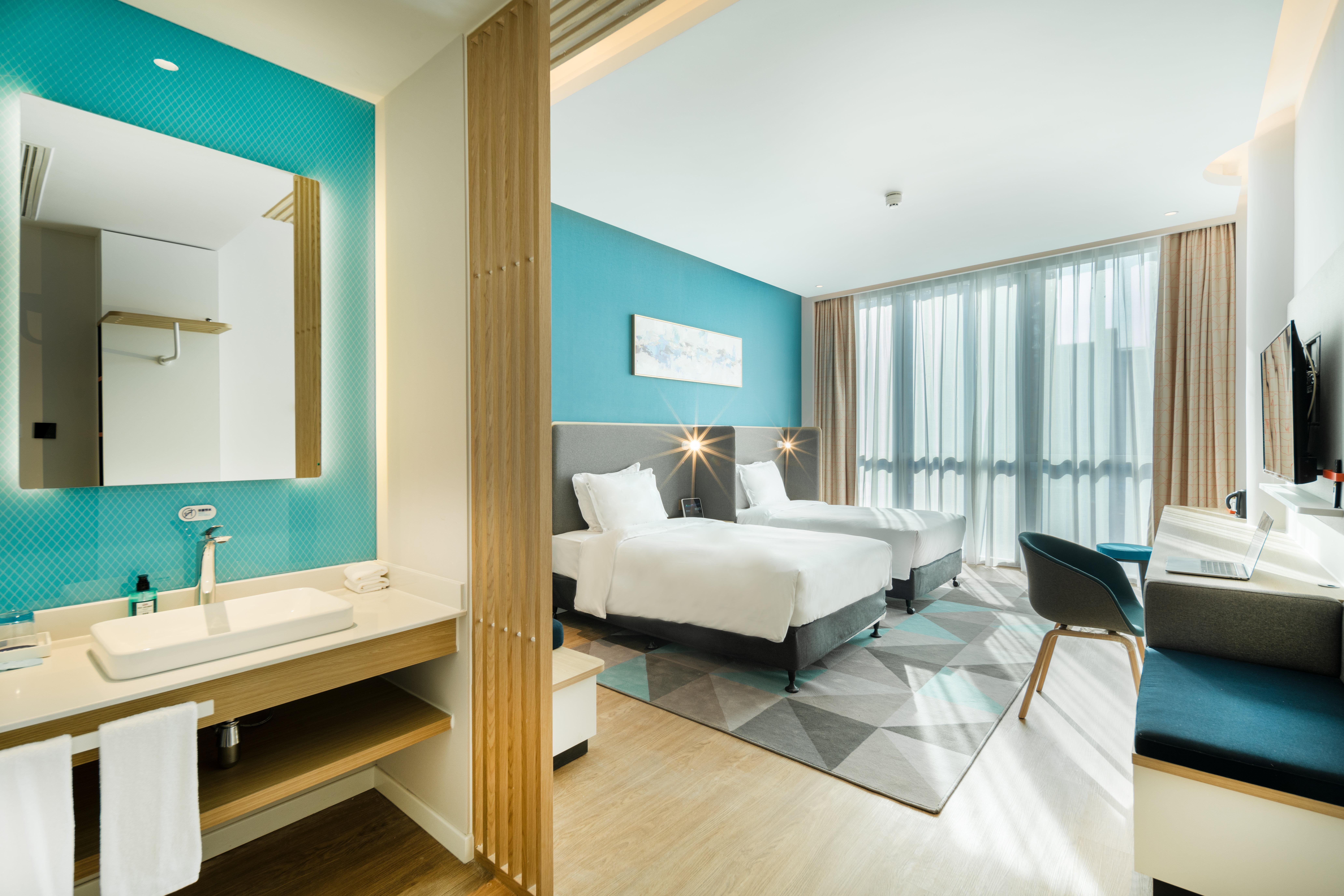Holiday Inn Express Shanghai Pudong Zhangjiang By Ihg Zewnętrze zdjęcie